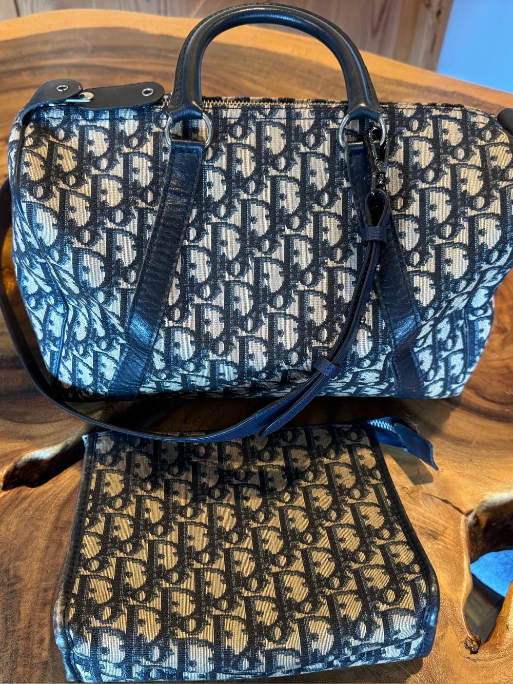 Dior Boston bag and pouch bundle!